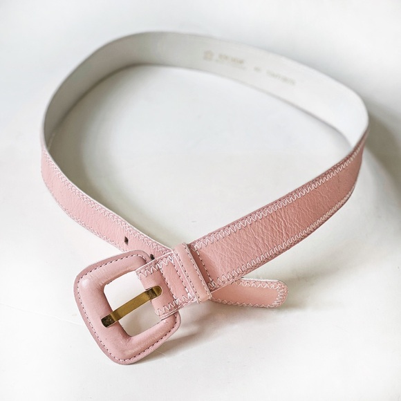 Escada Pink Leather Belt - Picture 4 of 11